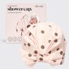 Blush Dot Shower Cap