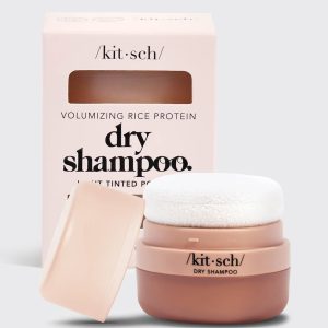 Light Volumizing Rice Protein Dry Shampoo with Puff