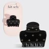Black Rhinestone Cloud Claw Clip