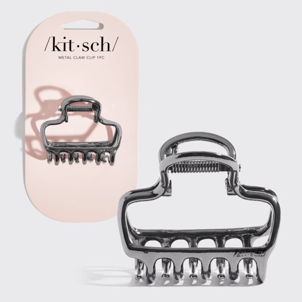 Hematite Metal Cloud Claw Clip
