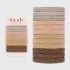 Neutral Glitter Elastics 12pc Set